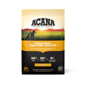 Acana Free-Run Pultry alimento para perros huellas del valle