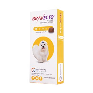 bravecto antiparasitario externo para perros de 2 a 4,5 kilos