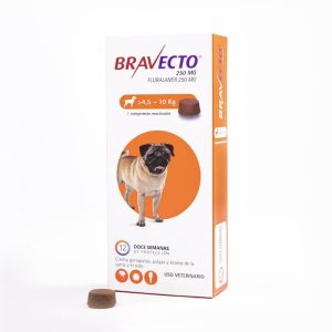 bravecto antiparasitario externo para perros 4,5 a 10 kg