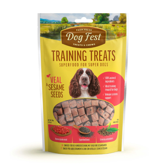 Dogfest training snacks para perros ternera y sesamo