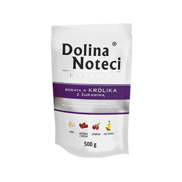 Dolina Noteci Conejo Arándano alimento húmedo para perros