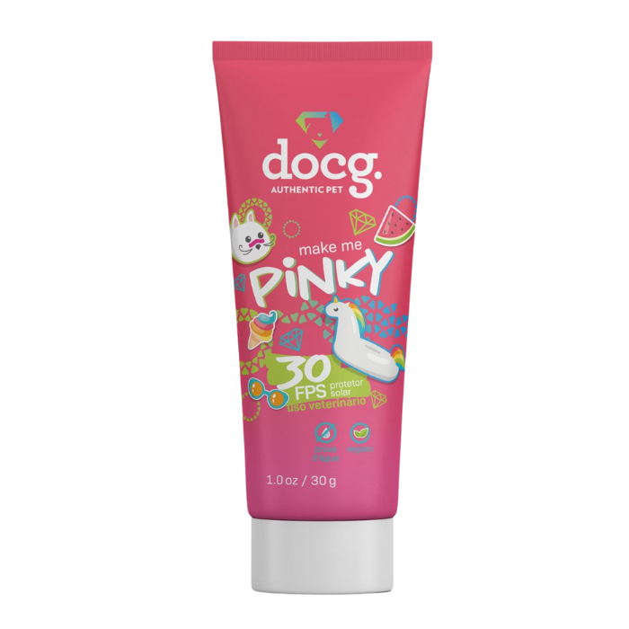 Bloqueador solar para perros y gatos rosado pink