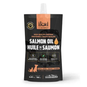 Ikai aceite de salmón omega 3 y 6 para perros y gatos