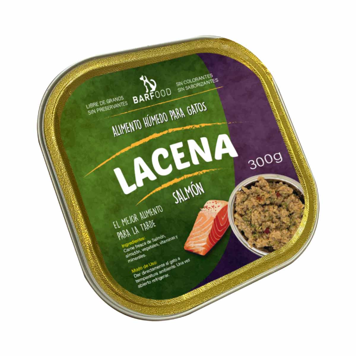 Barfood alimento húmedo para gatos salmón