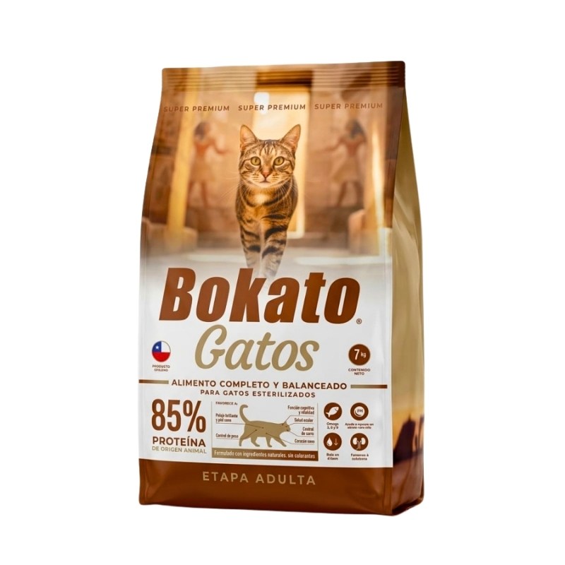 Bokato Gato Adulto 7 kg – Alimento Premium para Gatos