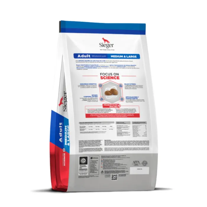 Sieger adulto medium & large Alimento para Perros Adultos 3 kg - Imagen 2