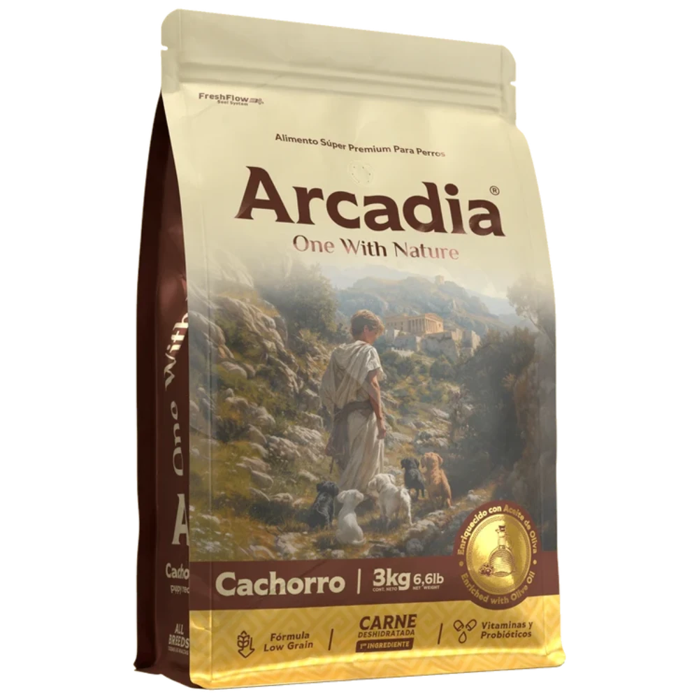 Arcadia Cachorro Alimento Perros 8 kg