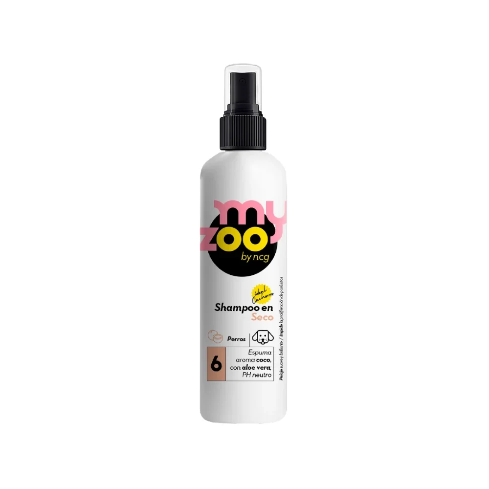 My Zoo Shampoo en Seco para Perros - Aroma Coco 250 ml